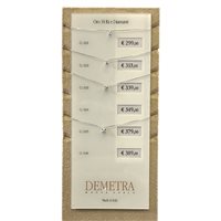 Collana Demetra Donna ESSENTIAL in Oro bianco Diamante 032.Q.005.W.A2